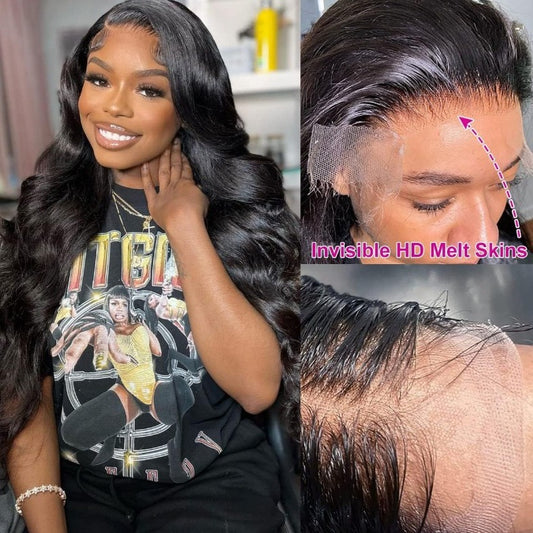 Honey Blonde Highlight Human Hair Wig