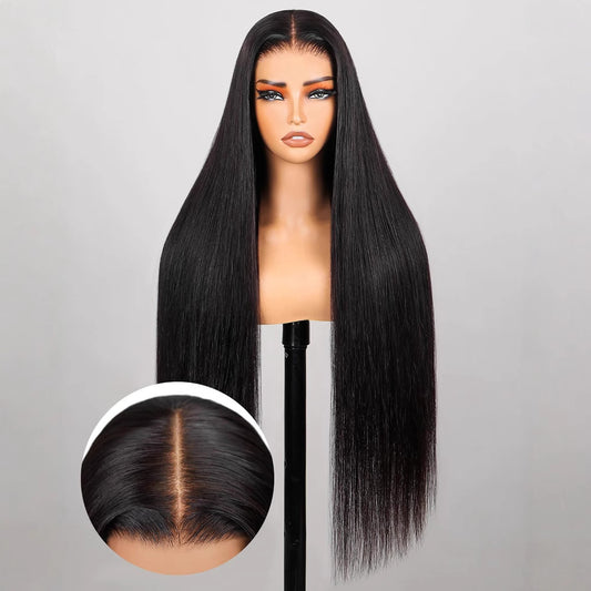 Long Straight Lace Front Human Hair Wig
